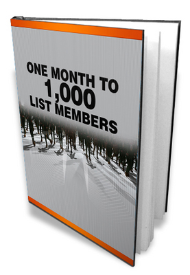 Product picture One Month To A 1000 List Members - Make money for website
